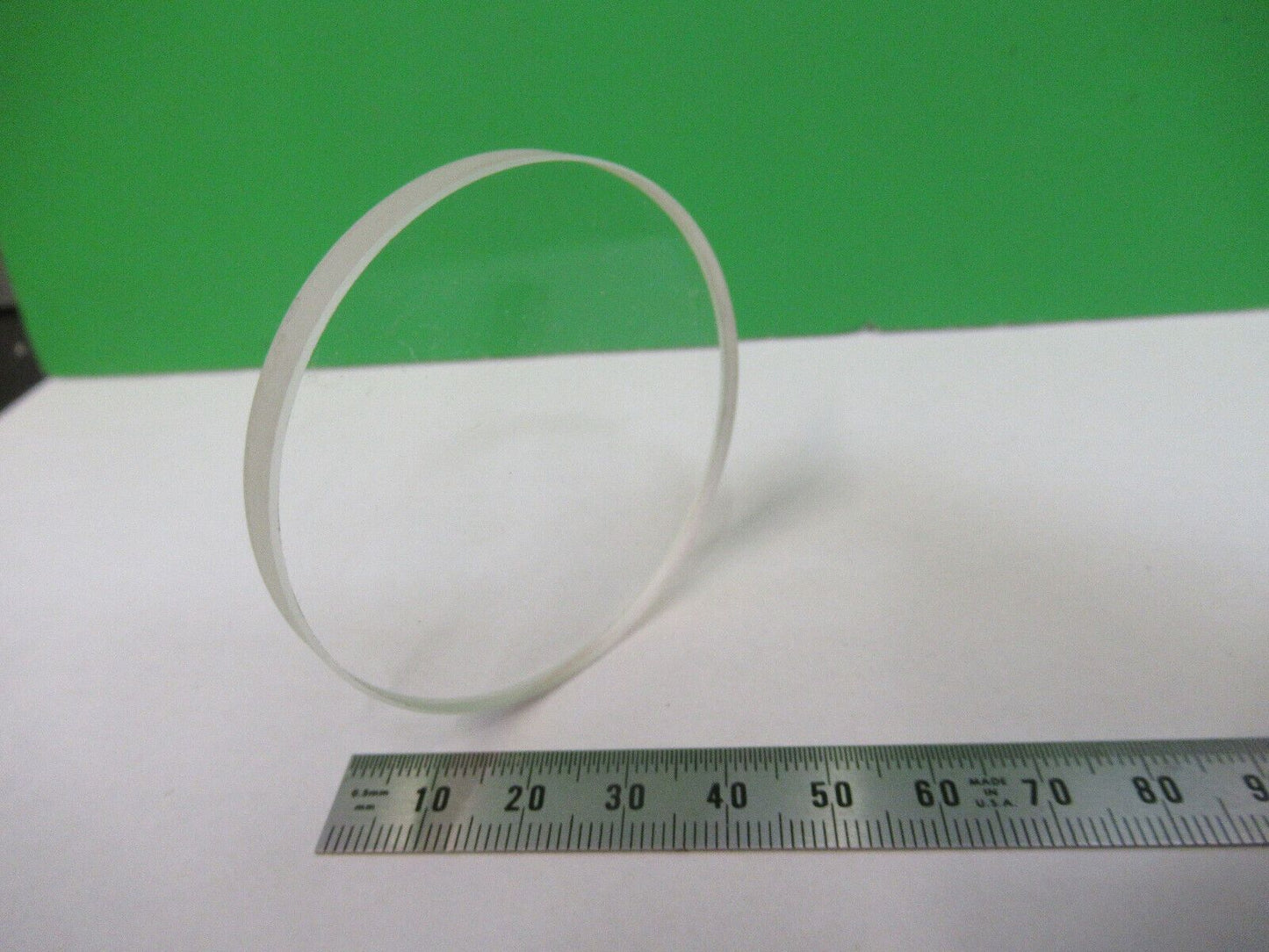 OPTICAL FLAT FUSED SILICA OPTICS AS PICTURED R1-B-53