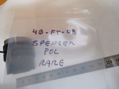 RARE ANTIQUE SPENCER POL + IRIS DIAPHRAGM MICROSCOPE PART AS PICTURED &4B-FT-08