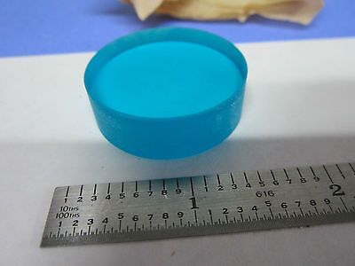 OPTICAL LASER FILTER MIL SPEC BLUE THICK