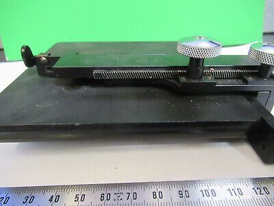 SPENCER AO XY STAGE TABLE VINTAGE MICROSCOPE PART AS PICTURED &3-C-03