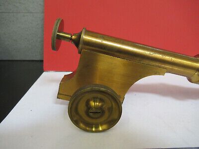 ANTIQUE BAUSCH LOMB BRASS RARE LIMB FRAME MICROSCOPE PART AS PICTURED mB7-A-26