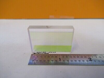 OPTICAL FLAT COATED RECTANGLE OPTICS AS PICTURED &3K-A-14