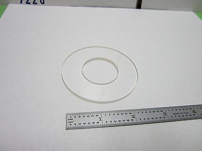 MICROSCOPE PART GLASS HOLED STAGE FOR SPECIMEN HOLDER OPTICS BIN#Q4-R-43