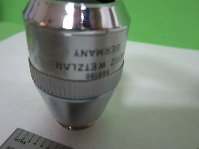 LEICA LEITZ OPTICAL MICROSCOPE PART OBJECTIVE HL 50X DF OPTICS BN# S9-40 ERGOLUX