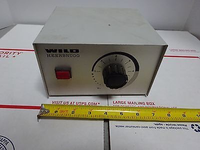 WILD SWISS LAMP POWER SUPPLY ILLUMINATOR MODELL MTR 22 AS IS BIN#TC-1