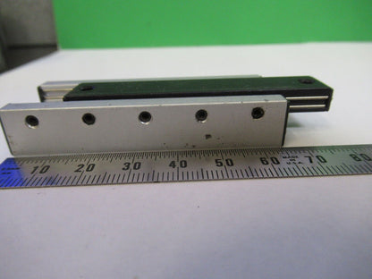 DELTRON SLIDE POSITIONING STAGE GEAR ALUMINUM for optics AS PICTURED &H9-C-04