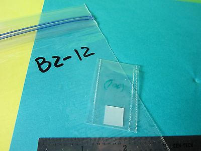 OPTICAL CUBIC ZIRCONIA BLANK MIL SPEC LASER OPTICS BIN#B2-12