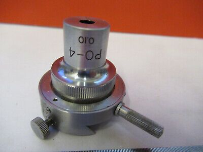 TASCO UNITRON POL OBJECTIVE 4X POLARIZING MICROSCOPE PART AS PICTURED &FT-5-R