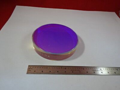 FOR PARTS ZERODUR OPTICAL FLAT DICHROIC MIRROR [dirty] COATED LASER OPTICS 94-02