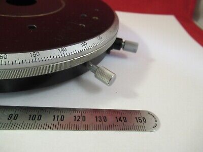 ZEISS POLMI GERMANY STAGE ROTABLE POL POLARIZING MICROSCOPE PART AS PIC &12-A-07