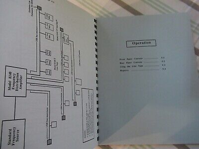 COLLECTABLE RARE SPECTRACOM 8140 FREQUENCY DIST MANUAL 1989 &BIBLI