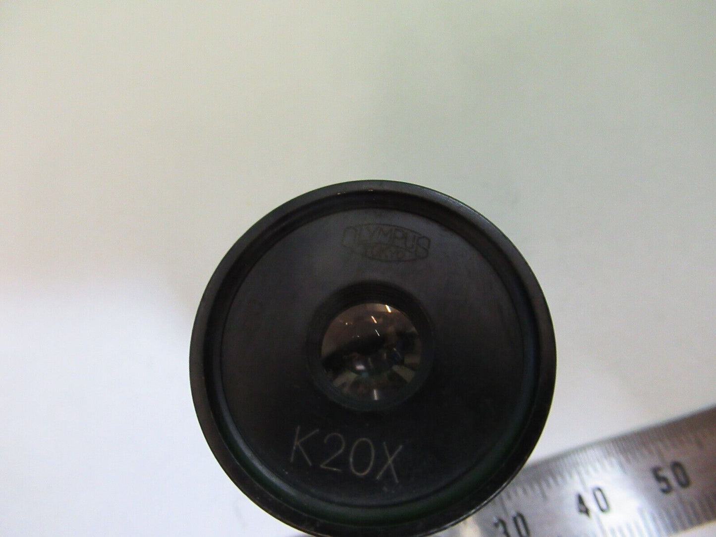 OLYMPUS K20X  [dirty] EYEPIECE OPTICS MICROSCOPE PART AS PICTURED P2-B-06