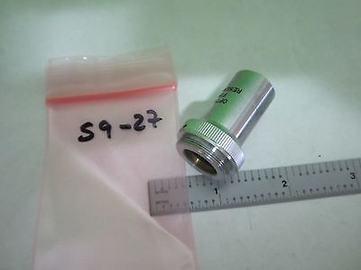 MICROSCOPE PART OBJECTIVE OPTICS FOR RESEARCH INFRARED OPTICAL AS IS S9-27