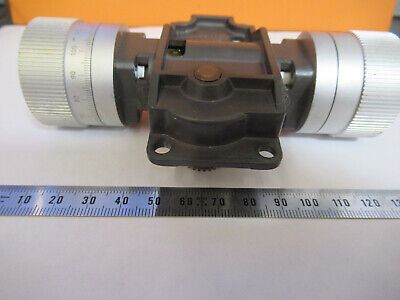 LEITZ GERMANY SM-LUX KNOBS MECHANISH MICROSCOPE PART AS PICTURED R5-A-50