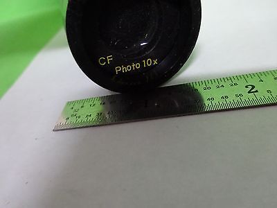 MICROSCOPE PART NIKON JAPAN CF PHOTO 10X OPTICS AS IS BIN#W1-30