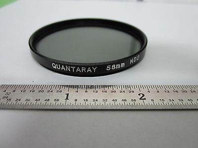 OPTICAL QUANTARAY  FILTER 58 mm ND2 LASER OPTICS BIN#F2-101