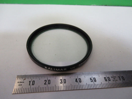 KALIMAR 52mm OPTICAL UV ULTRAVIOLET GLASS FILTER OPTICS AS PICTURED W9-B-48