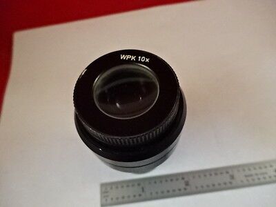 MICROSCOPE PART LEICA REICHERT POLYVAR EYEPIECE WPK 10X OPTICS AS IS B#AH-20