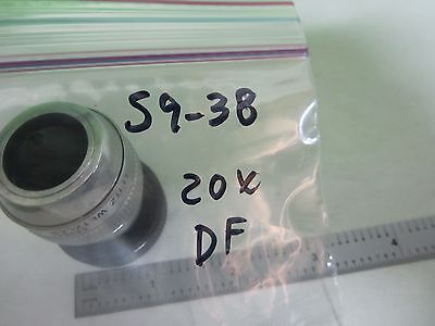 MICROSCOPE PART OBJECTIVE LEITZ NPL 20X DF INFINITY ERGOLUX OPTICS AS IS S9-38