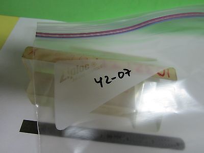 OPTICAL LARGE prisms assembly [some chips] LASER OPTICS AS IS  BIN#42-07