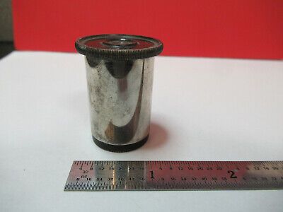 ANTIQUE ERNST LEITZ  "10x" EYEPIECE MICROSCOPE PART OPTICS AS PICTURED #B1-A-48