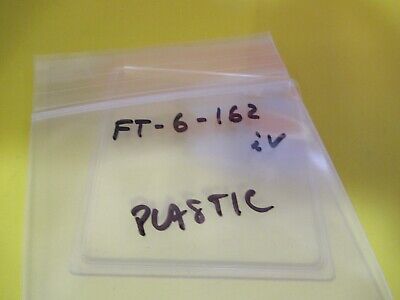 OPTICAL PLASTIC WINDOW WITH LEDGE ECY1027 OPTICS AS PICTURED &FT-6-162