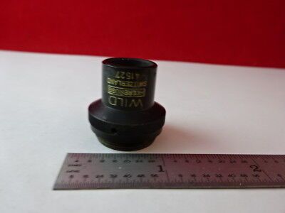 WILD HEERBRUGG SWISS OBJECTIVE 4X MICROSCOPE OPTICS PART AS IS #88-94