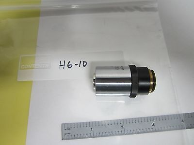 MICROSCOPE PART OBJECTIVE CARL ZEISS PHV 63X PLANACHROMAT OPTICS BIN#H6-10