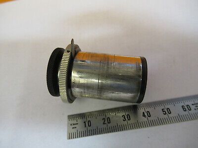 ANTIQUE LEITZ WETZLAR EYEPIECE IRIS OPTICS MICROSCOPE PART AS PICTURED &8Y-A-109