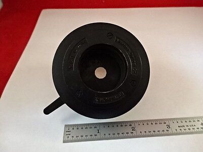 MICROSCOPE PART CONDENSER AMERICAN OPTICS + IRIS DIAPHRAGM AS IS #K8-C-03