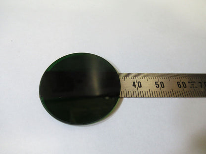 NIKON GREEN GLASS FILTER OPTICS MICROSCOPE PART AS PICTURED #22-A-35