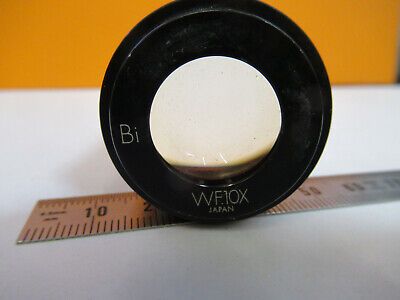 OLYMPUS JAPAN EYEPIECE WF10X LENS OPTICS MICROSCOPE PART AS PICTURED &8Y-A-74