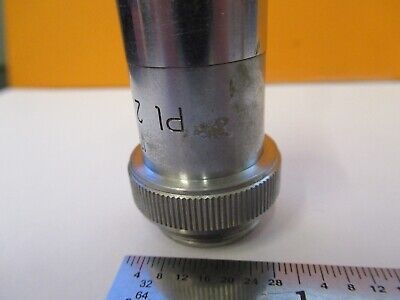 LEITZ GERMANY OBJECTIVE PL 2.5X /170 MICROSCOPE PART OPTICS AS PIC &A9-A-72