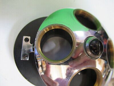 TIYODA TOKYO JAPAN NOSEPIECE 4-POSITION  MICROSCOPE PART AS PICTURED &R7-B-03