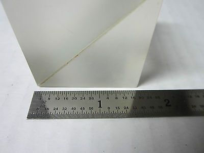 OPTICAL BEAM SPLITTER [chipped on corner] LASER OPTICS xi BIN#4V-02