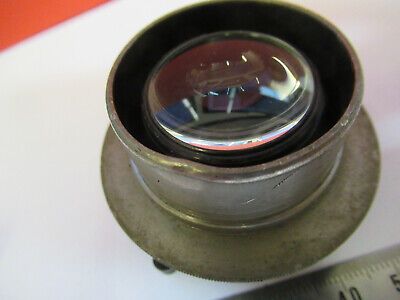 ANTIQUE LEITZ WETZLAR GERMANY CONDENSER IRIS MICROSCOPE PART AS PICTURED B1-B-15