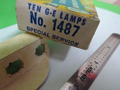 LOT 4 EA LAMP BULB GE 1487 AS IS BIN#V9