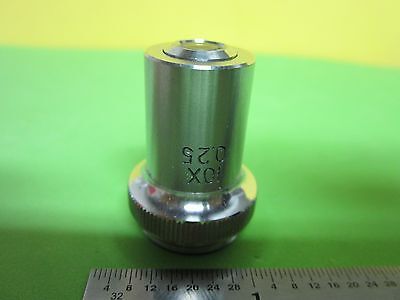 OPTICAL MICROSCOPE PART OBJECTIVE JAPAN 10X OPTICS BIN#C5-80