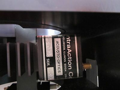 INTRAACTION OPTICAL ACOUSTO OPTICS DEVICE PHASE SHIFTER? LASER HEAVY AS IS BIN#1