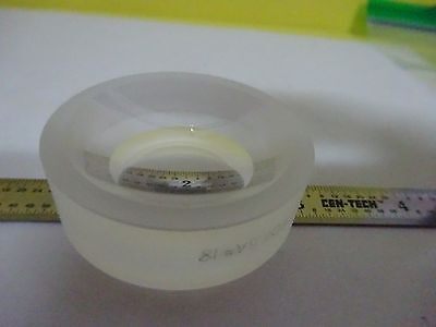 THICK OPTICAL BI CONCAVE LENS MIL SPEC LASER OPTICS AS IS BIN#X3-22