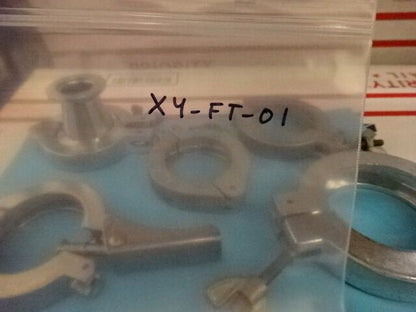 HIGH VACUUM CLAMPS FIXTURES ADAPTERS LOT AS IS #X4-FT-01