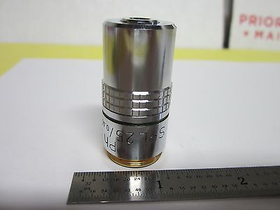 OPTICAL MICROSCOPE PART OBJECTIVE 25X PHASE OPTICS BIN#C7-90