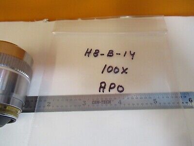 LEITZ LEICA OBJECTIVE 567024 D APO 100X OPTICS MICROSCOPE PART AS PIC &H8-B-14