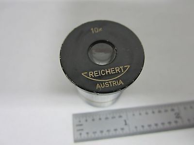 MICROSCOPE PART REICHERT AUSTRIA EYEPIECE 10X AS IS OPTICS BIN#Q7-38