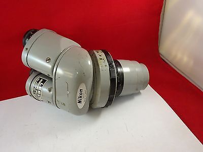 FOR PARTS MICROSCOPE PART NIKON JAPAN STEREO OPTICS AS IS BIN#73-14