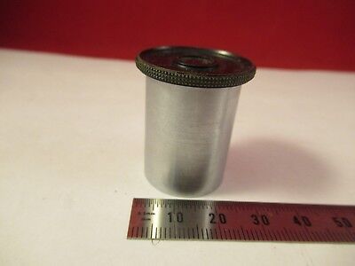 ANTIQUE BRASS EYEPIECE X10 BAKER LONDON MICROSCOPE PART AS PICTURED #66-A-41