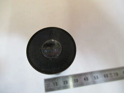 ANTIQUE LEITZ WEZTLAR EYEPIECE 6X LENS MICROSCOPE PART AS PICTURED 8Y-A-107