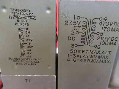 MODULE for RT-742A/ARC-51BX MIL SPEC RADIO IDC POWER SUPPLY AS PICTURED #62-X4a