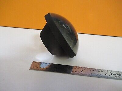 LARGE HIGHLY CONVEX OPTICAL LENS RARE OPTICS MIL SPEC AS PICTURED &8M-A-58