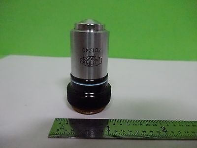 MICROSCOPE PART OBJECTIVE MPLAN 100X OLYMPUS JAPAN OPTICS BIN#K1-M-23